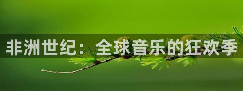 世界杯亚洲区预选赛积分榜：非洲世纪：全球音乐的狂欢季